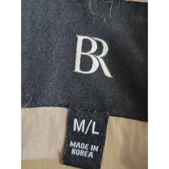 Banana Republic Cora Sherpa Vest M/L Beige Double-Breasted Wool Boho - Picture 5 of 9